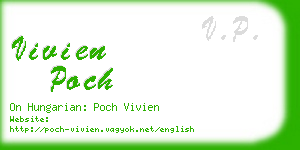 vivien poch business card